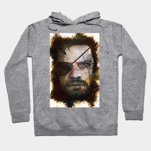 Venom Snake - Big Boss [METAL GEAR SOLID] Hoodie by Naumovski